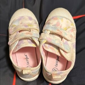 Cat & Jack Cream Sneakers Soft Slip-On Design